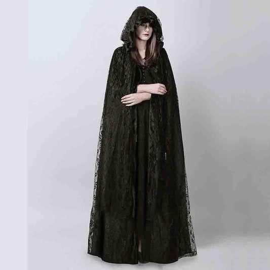 Lace net Cape