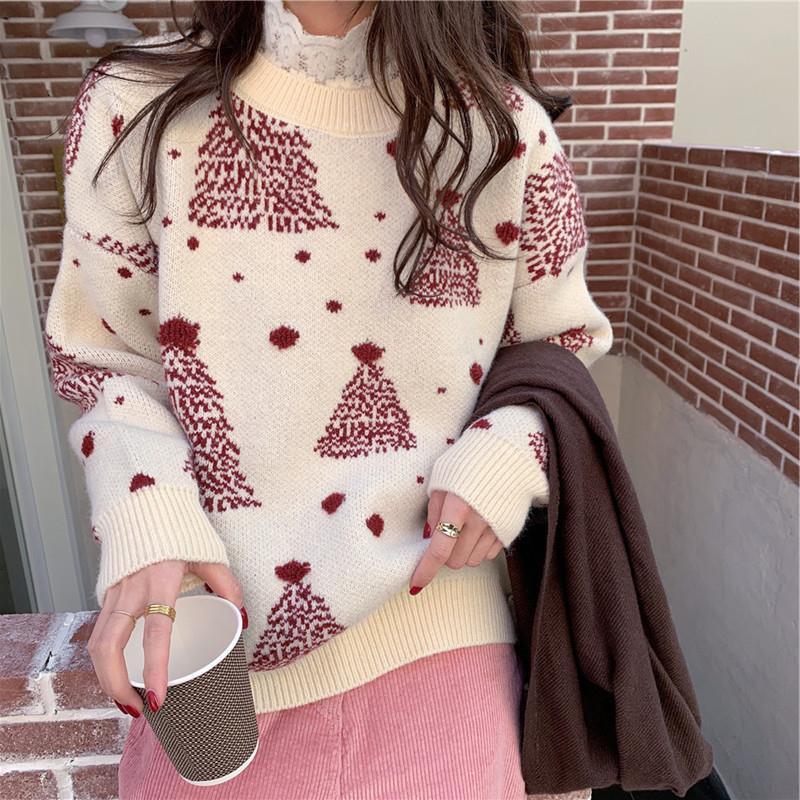 Women's Jacquard Christmas Sweater