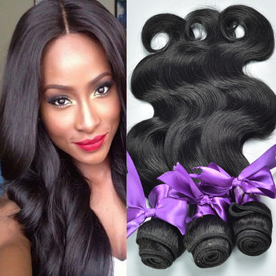 Real human hair styling extension