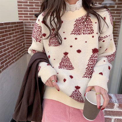 Women's Jacquard Christmas Sweater