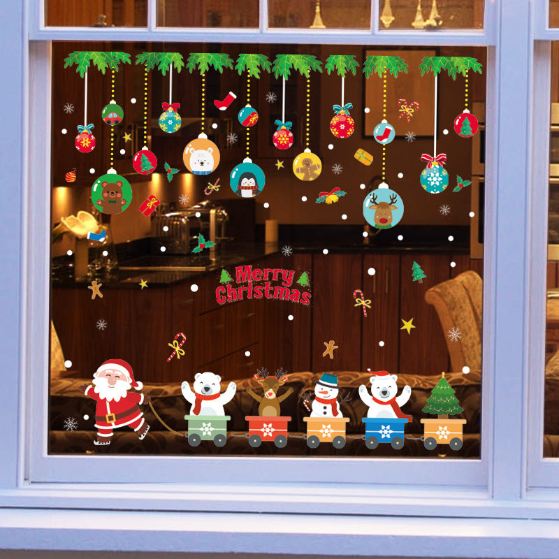 Christmas glass stickers/Decoration