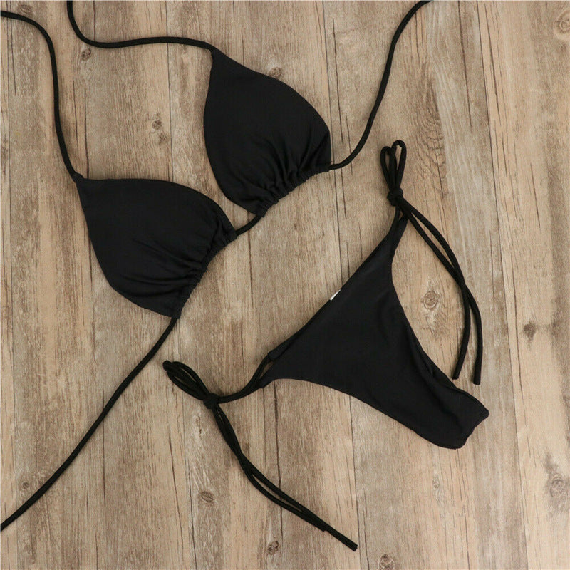 Halter Neck Bikini Swimsuit