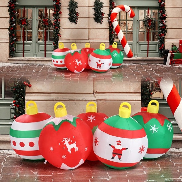 6.9 FT Lighted Christmas Ornaments