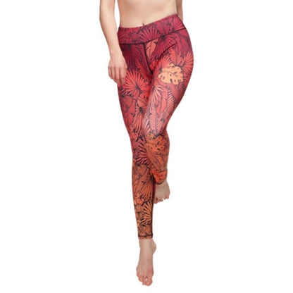 Floral Printed Yoga Pants Pilates Training Wear