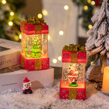 Crystal Ball Christmas Gift Box Lights