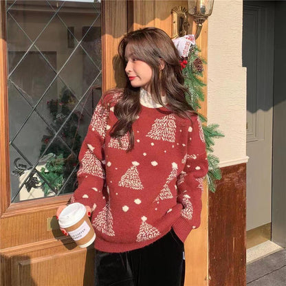 Women's Jacquard Christmas Sweater