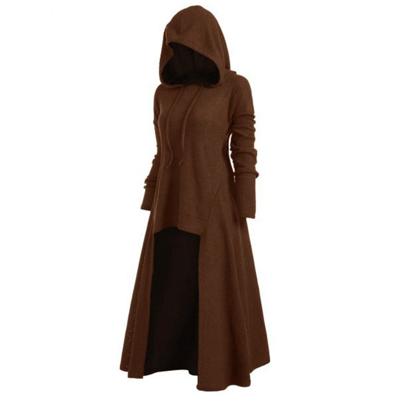 Women's plus size Knit dress with hood