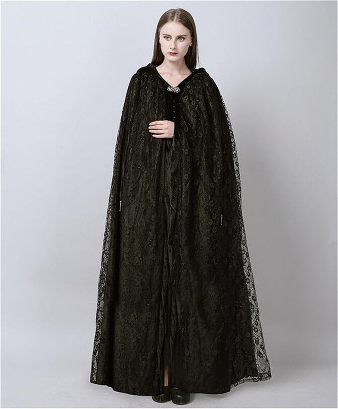 Lace net Cape