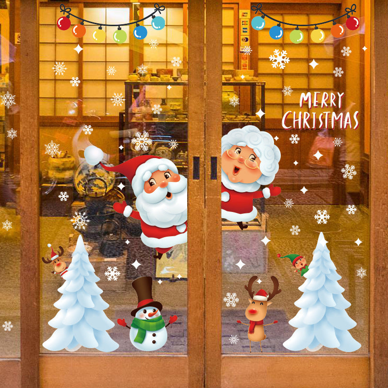 Christmas glass stickers/Decoration