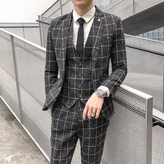 Slim Fit Three-piece Suit