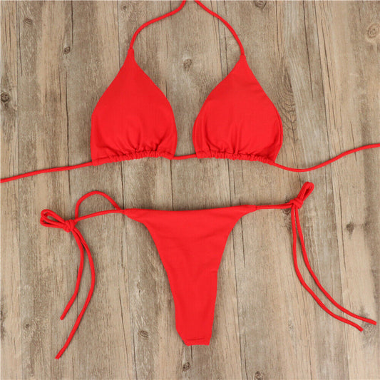 Halter Neck Bikini Swimsuit