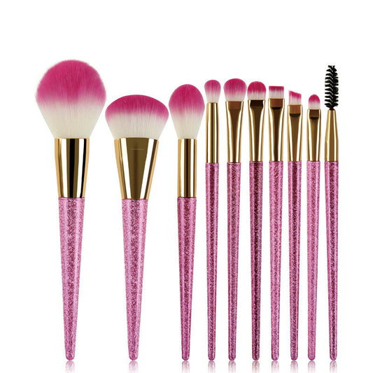 10 crystal makeup brushes