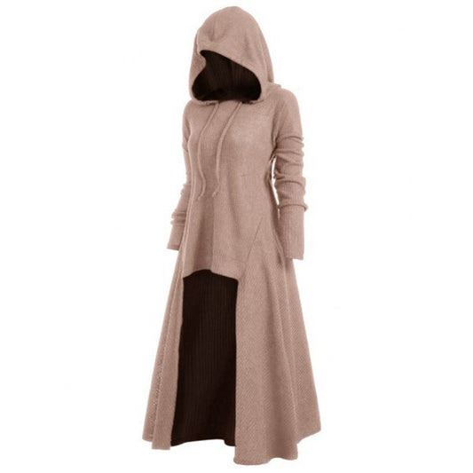 Women's plus size Knit dress with hood