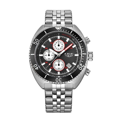 Men's Large Dial Waterproof Quartz Watch