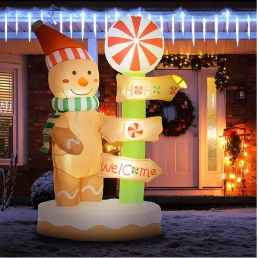 5.8 Ft Inflatable Christmas Snowman