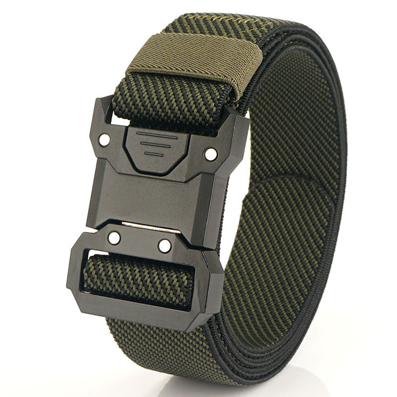 Quick Release Tactical Braided Elastic Belt