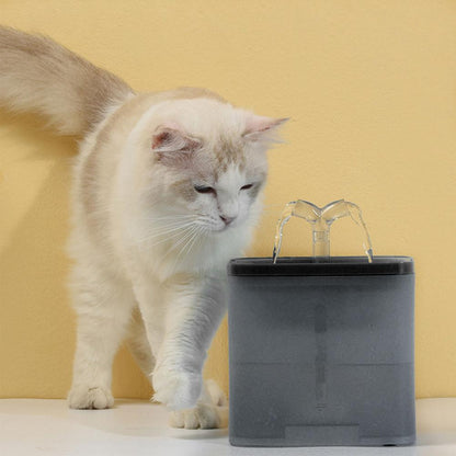 Automatic drinking fountain for cats and dogs