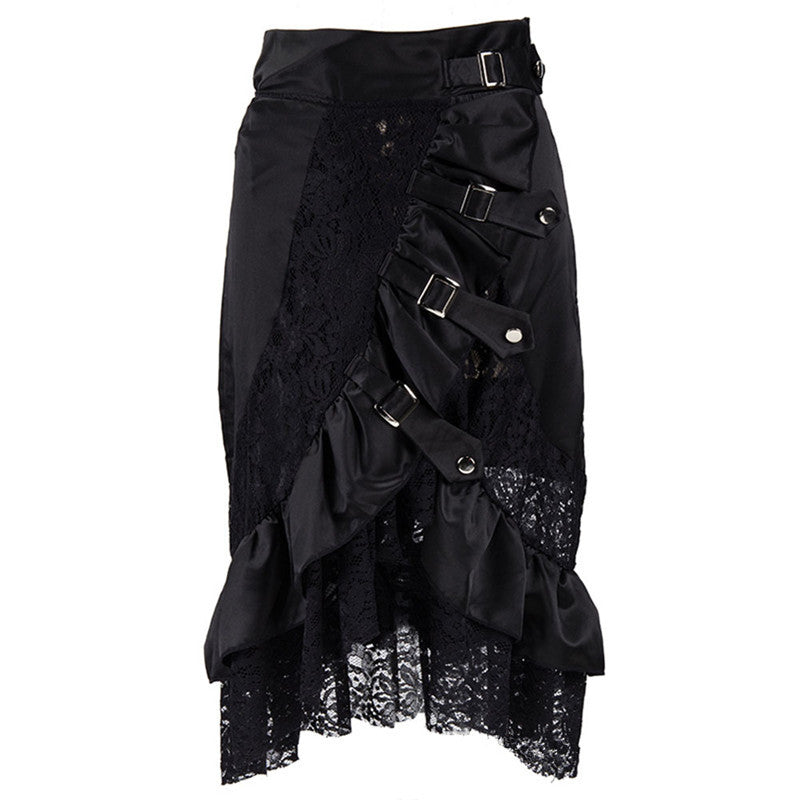 Fashion Lace Punk Rock Gothic Skirt