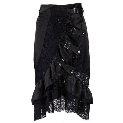 Fashion Lace Punk Rock Gothic Skirt