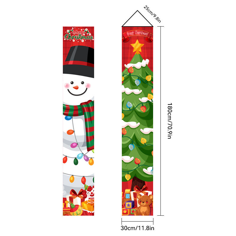 Christmas Door Flag Set