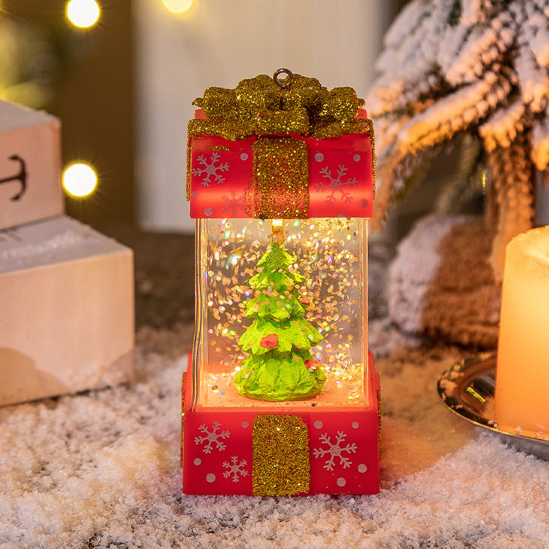 Crystal Ball Christmas Gift Box Lights