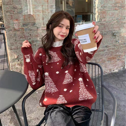 Women's Jacquard Christmas Sweater