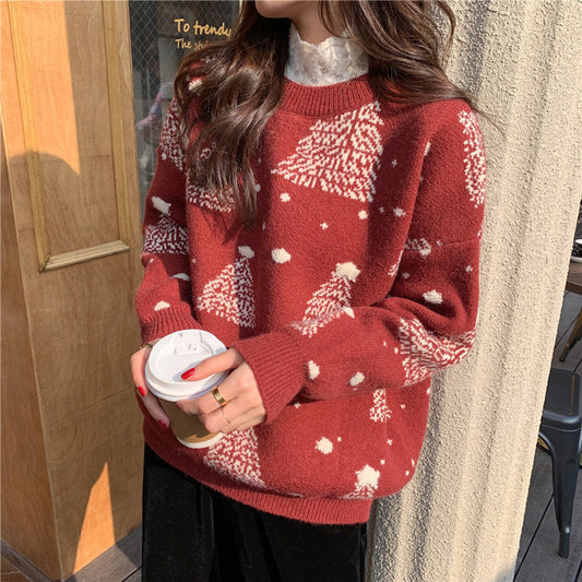 Women's Jacquard Christmas Sweater