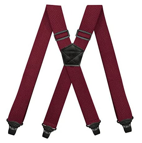 Men's Strap Clip Suspenders Rubber Buckle Aviation Suspender Pants