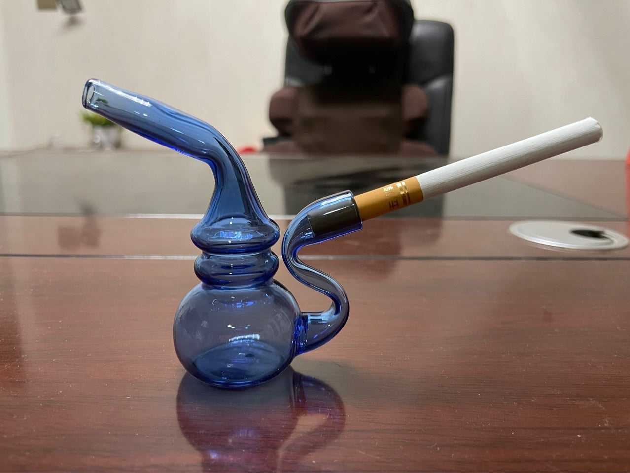 Mini Filter Tar Glass Tobacco Pipe