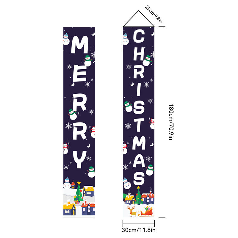 Christmas Door Flag Set