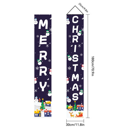 Christmas Door Flag Set