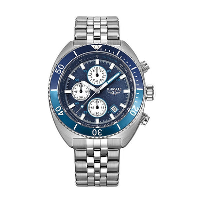 Men's Large Dial Waterproof Quartz Watch