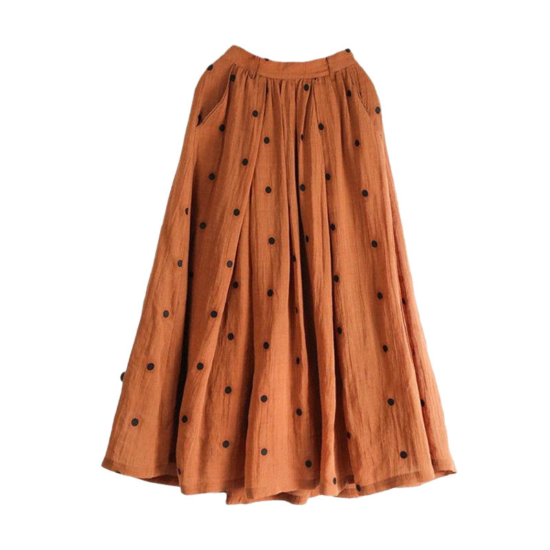 High Waist A- Line Skirt