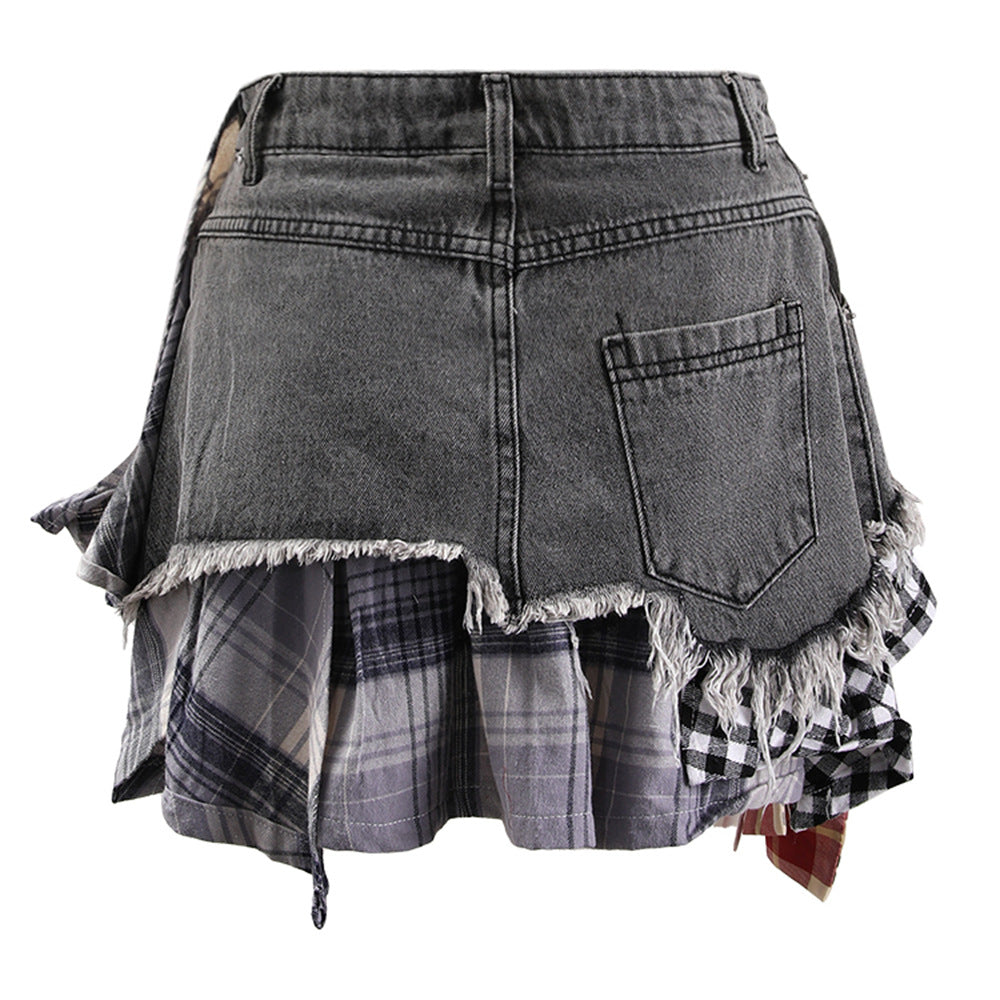 Deconstructing Design Sense Denim Skirt