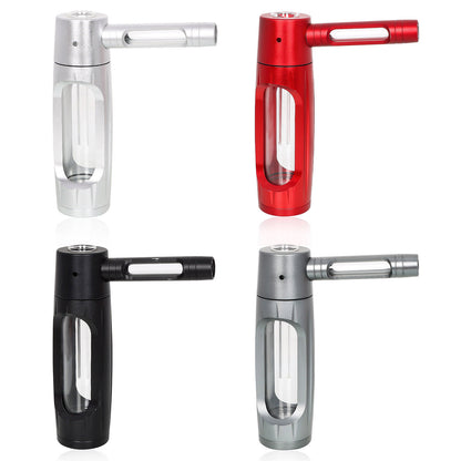 Portable Aluminum Alloy Glass Pipe