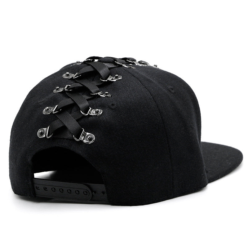 Punk Hip Hop Flat-brimmed Cap