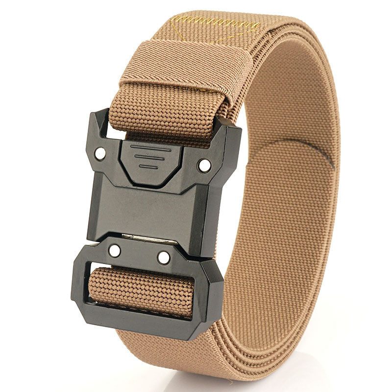 Quick Release Tactical Braided Elastic Belt