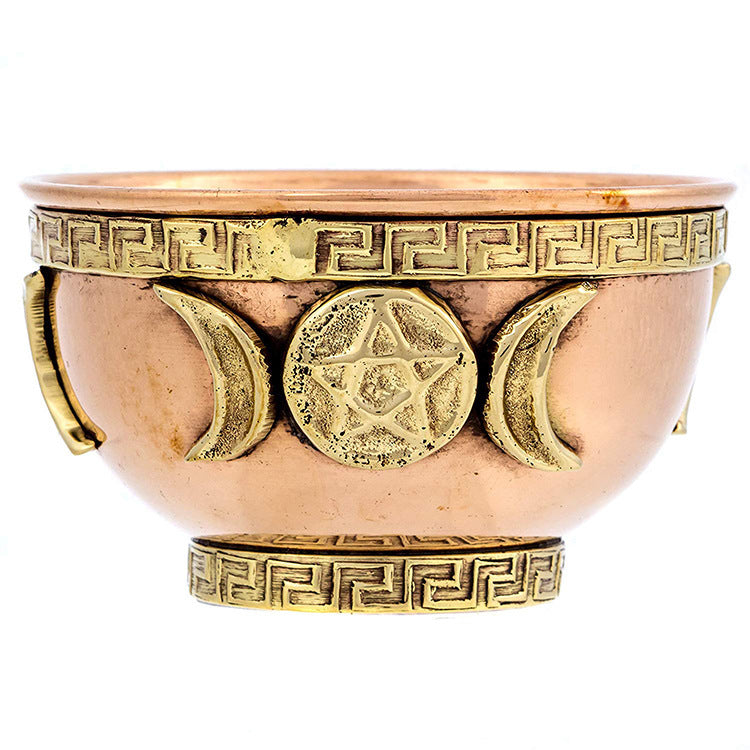 Three-phase Moon Ceremony Bronze Bowl