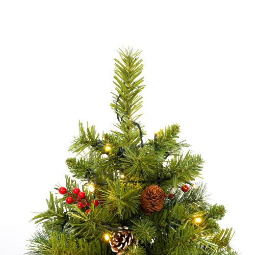 Pre-lit Artificial Tree 4-piece Set