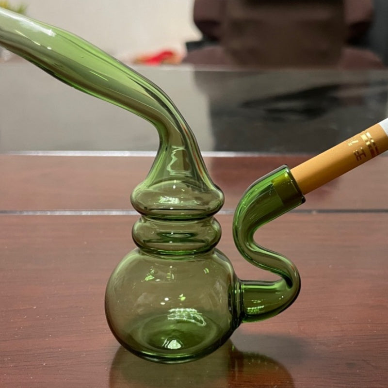 Mini Filter Tar Glass Tobacco Pipe