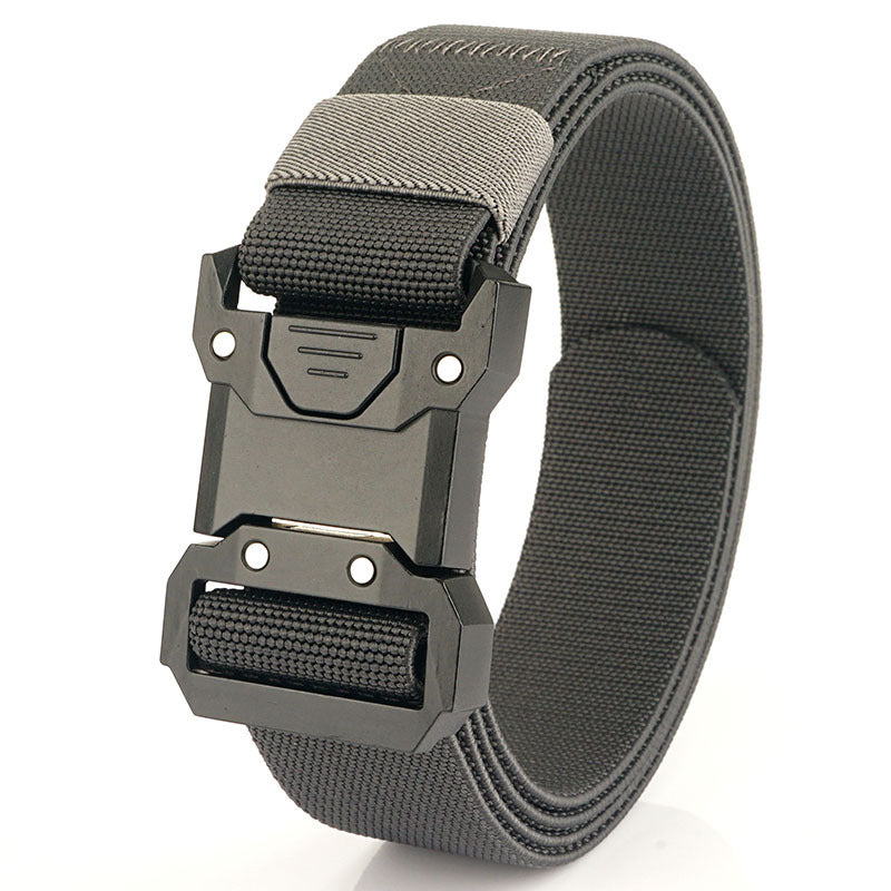 Quick Release Tactical Braided Elastic Belt