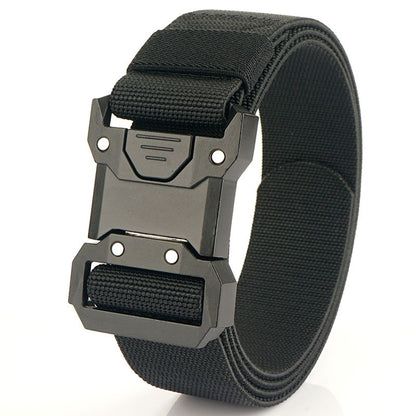 Quick Release Tactical Braided Elastic Belt