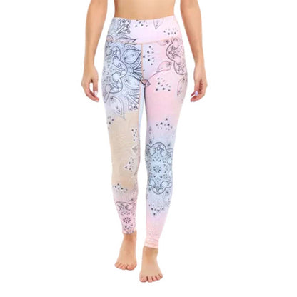 Floral Printed Yoga Pants Pilates Training Wear