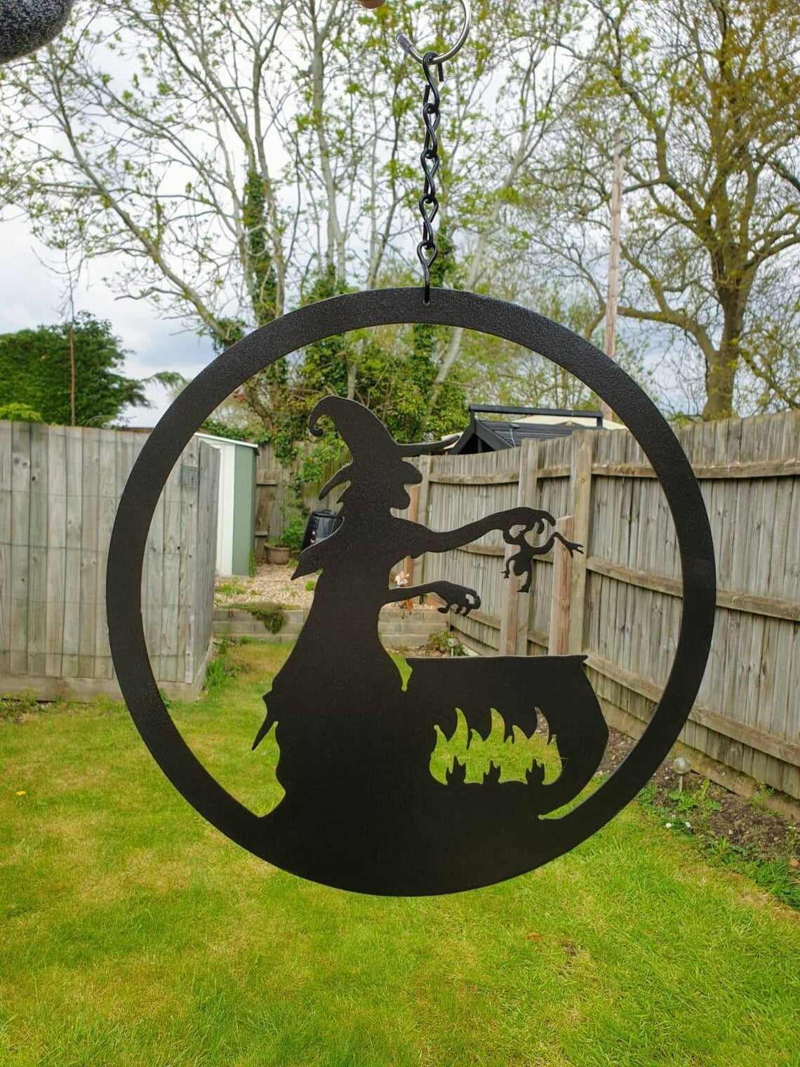 Wrought Iron Halloween Decoration