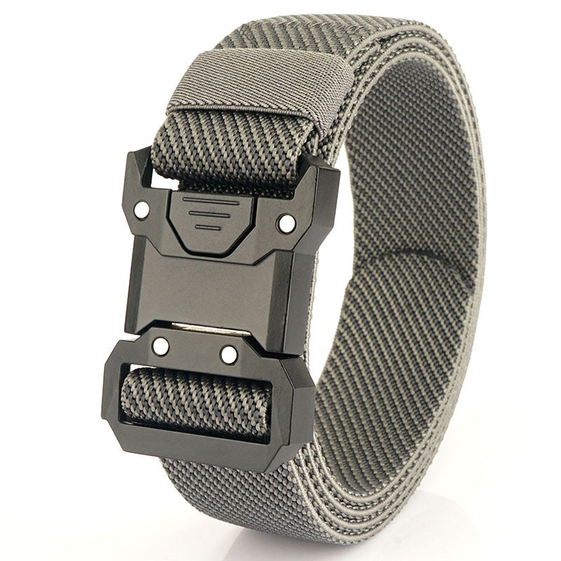 Quick Release Tactical Braided Elastic Belt