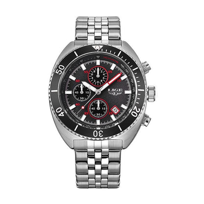 Men's Large Dial Waterproof Quartz Watch