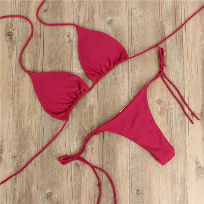 Halter Neck Bikini Swimsuit